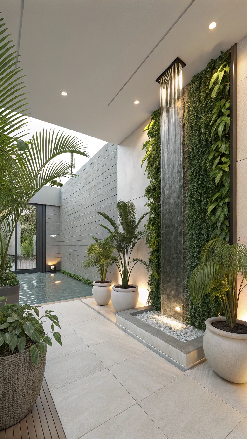 Sky Garden Deck featuring Exotic Palm & Flowering Flora #34